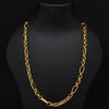 1 Gram Gold Forming Round Link Sophisticated Design Chain for Men - Style B998 - AmazingBaba