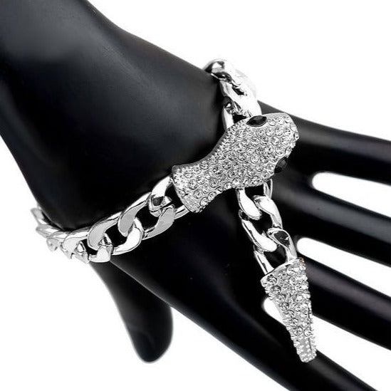 Amazing Snake Chain hand Bracelet - AmazingBaba