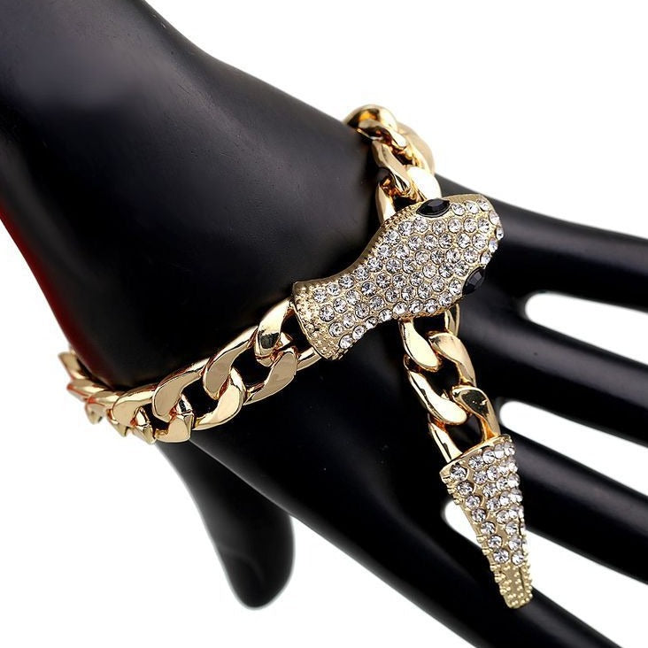 Amazing Snake Chain hand Bracelet - AmazingBaba