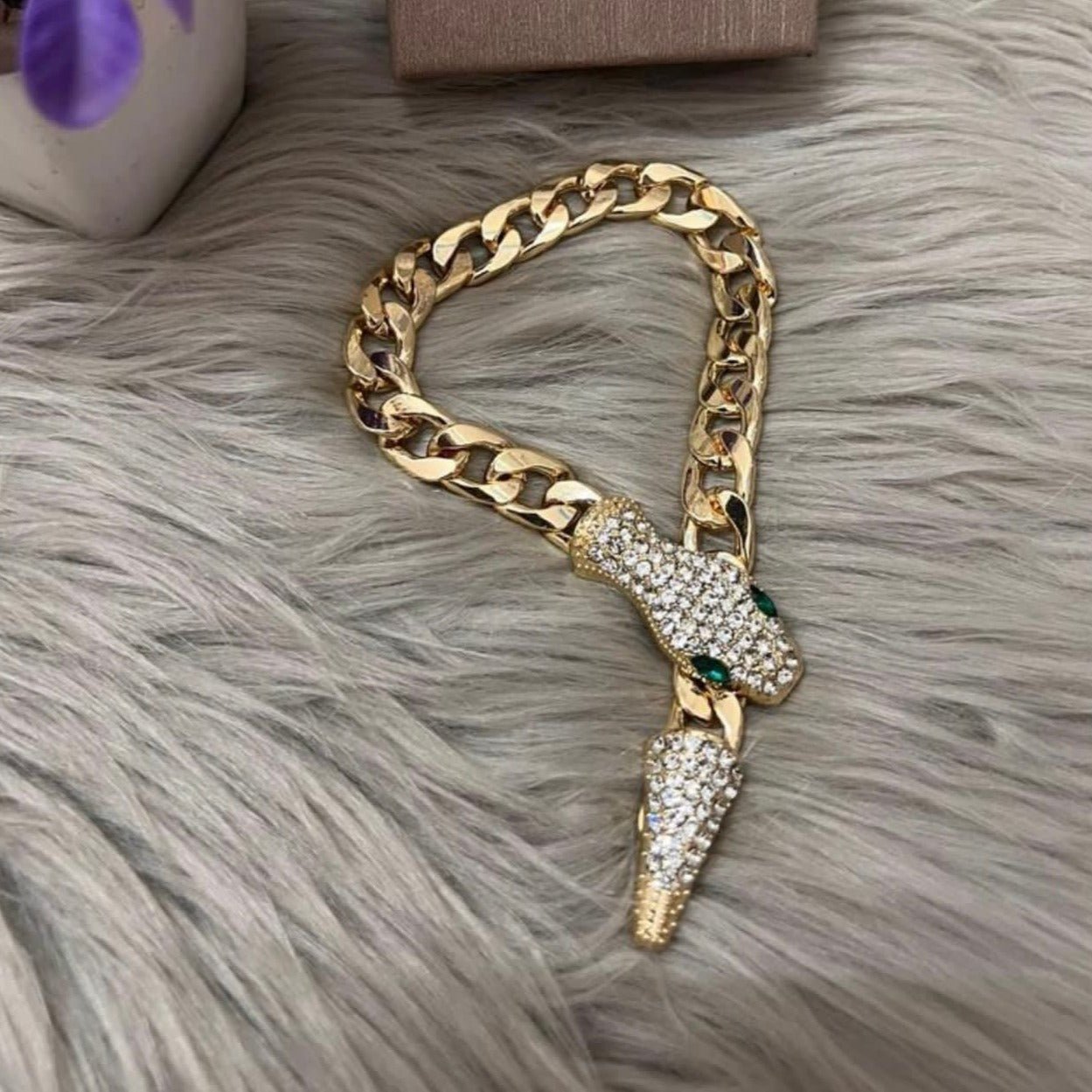 Amazing Snake Chain hand Bracelet - AmazingBaba