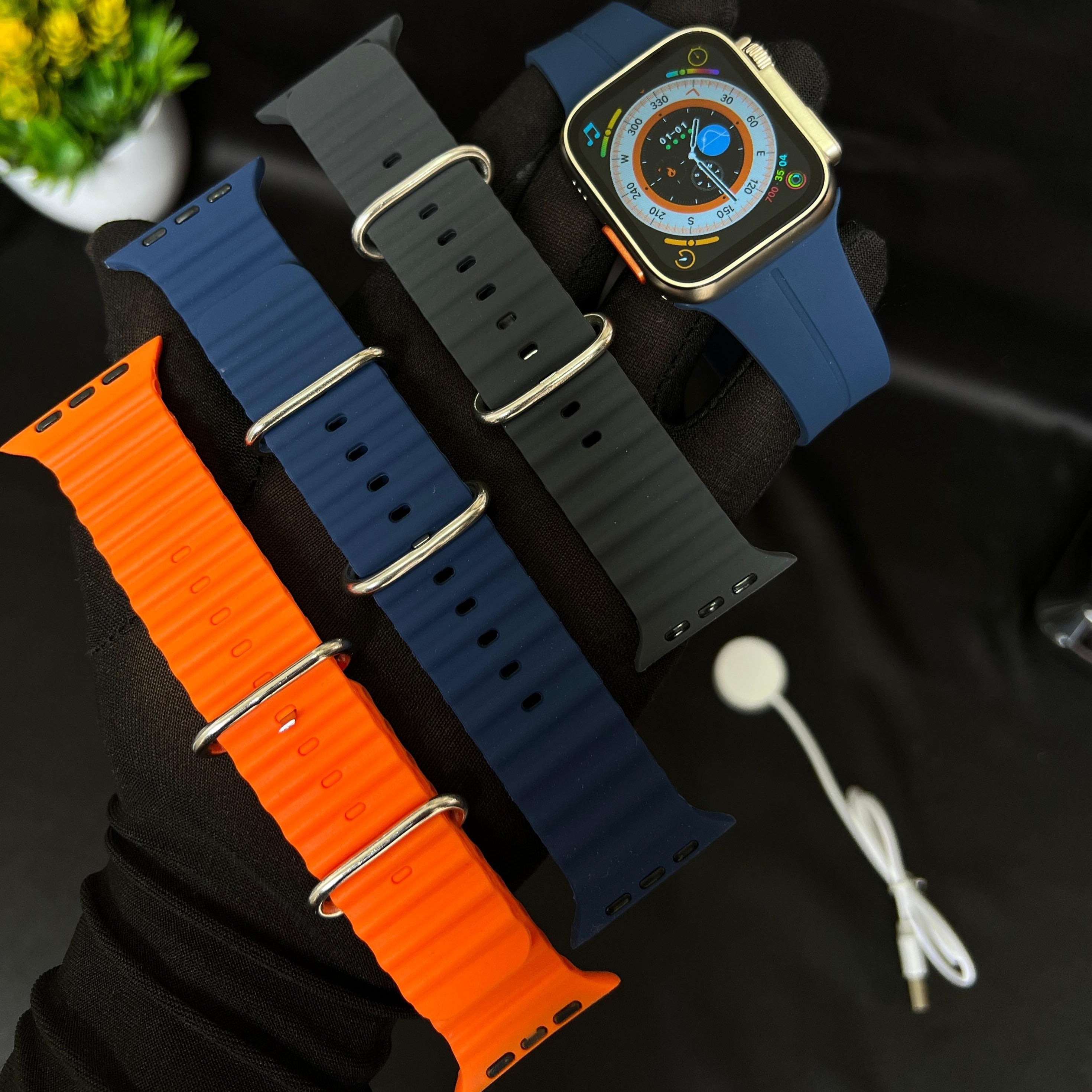 SmartWatch Ultra 8 with 4 belt - AmazingBaba