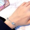 Iconic Swan Rhodium plated bracelet - AmazingBaba