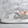 Airforce Grey Orange Suede shoes - AmazingBaba