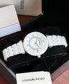 Emporio Armani Silvar tone woman watch