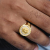 1 Gram Gold Plated Dollar Cool Design Superior Quality Ring for Men - Style B436 - AmazingBaba