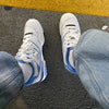 Amazing University Blue colorway sneakers Shoes - AmazingBaba