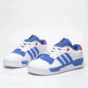 AMAZING WHITE BLUE RIVALRY ZIPPY SHOES - AmazingBaba