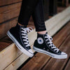 Amazing  Star Black White Sneakers Shoes - AmazingBaba