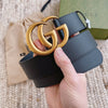 Amazing Golden Buckle Leather Belt - AmazingBaba