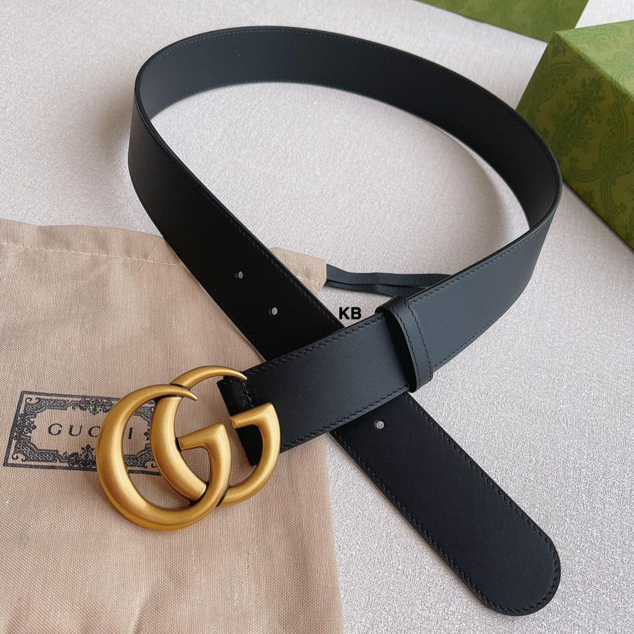 Amazing Golden Buckle Leather Belt - AmazingBaba