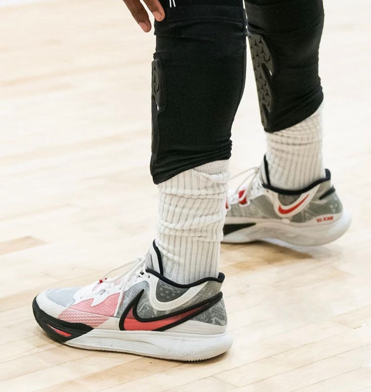 Kyrie 9s in White University colorway Shoes - AmazingBaba