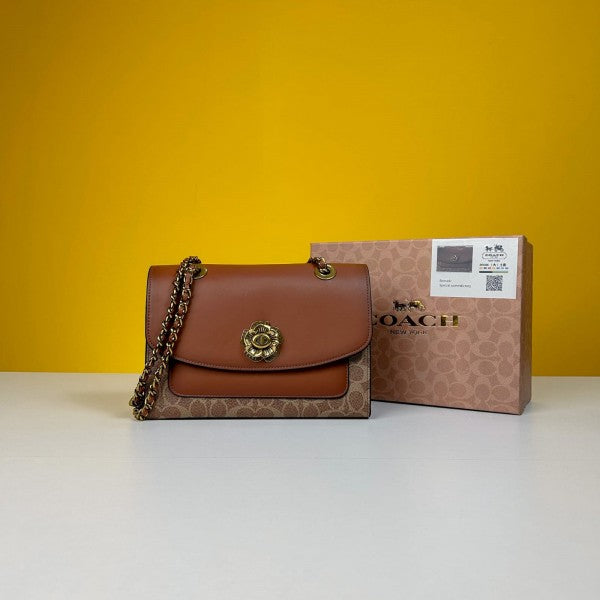 Studded Bag With OG Box & Dust Bag (Brown - 330) - AmazingBaba