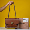 Studded Bag With OG Box & Dust Bag (Brown - 330) - AmazingBaba