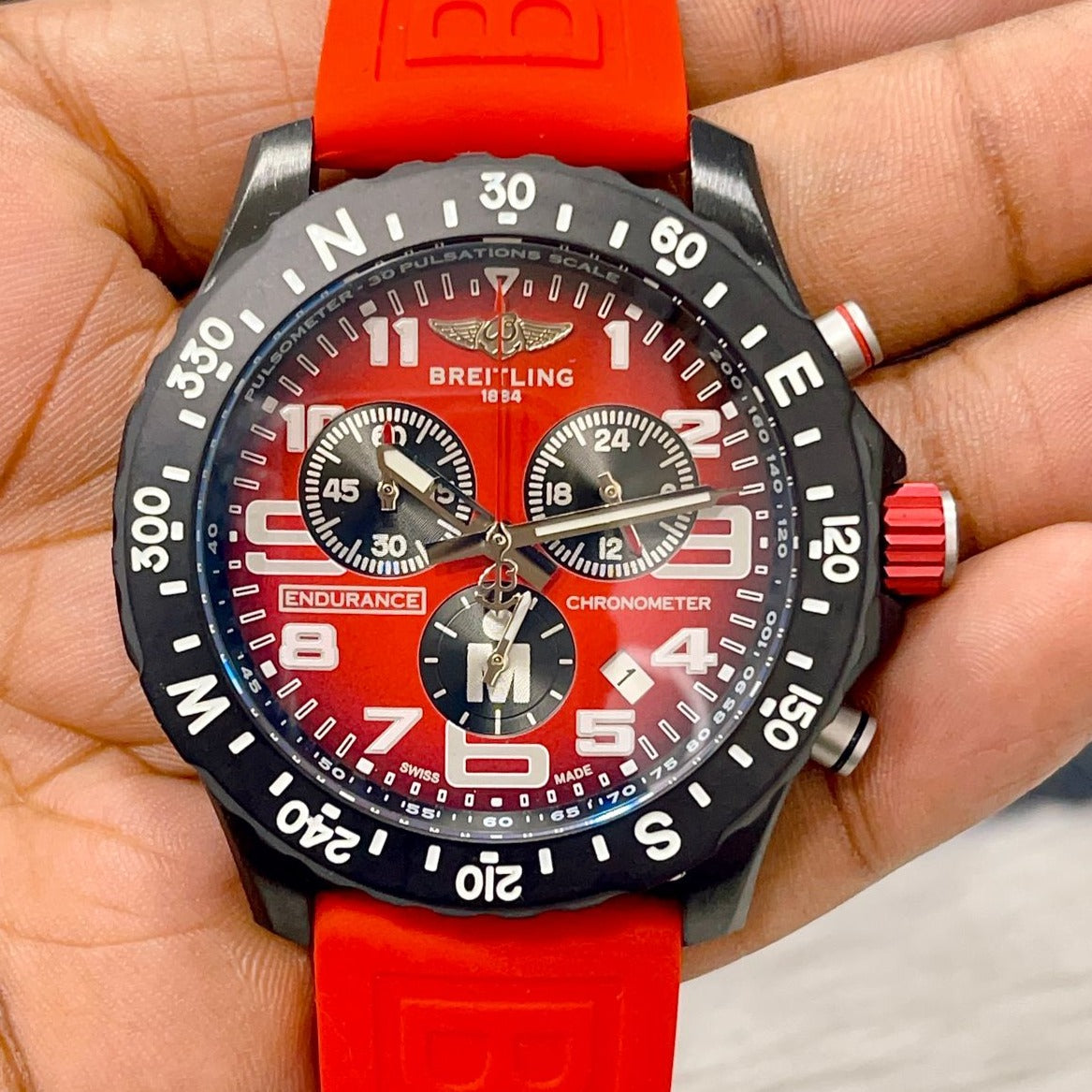 Premium Quality Red Color Luxury watch - AmazingBaba