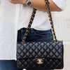 Classic Flap Bag Quilted Gold tone Jumbo Shoulder Bag - AmazingBaba