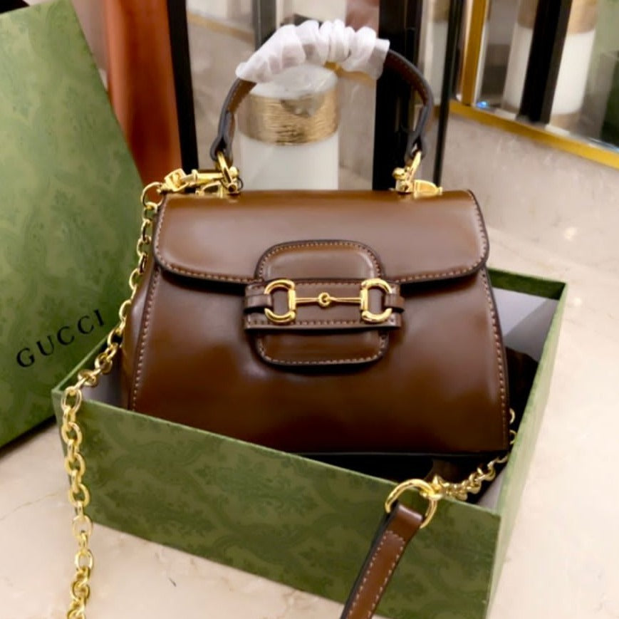 Gc Horsebit Leather Bag - AmazingBaba