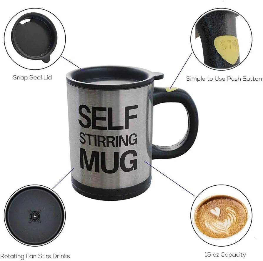 Self Stirring Coffee Mug