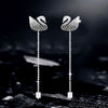 Icons Swan Drop Premium Earrings - AmazingBaba