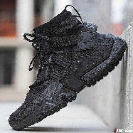 Nk Air Huarache black shoes - AmazingBaba