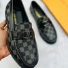 Amazing LV Buckle Check Loafers - AmazingBaba