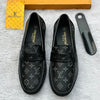 Amazing LV Buckle Check Loafers - AmazingBaba