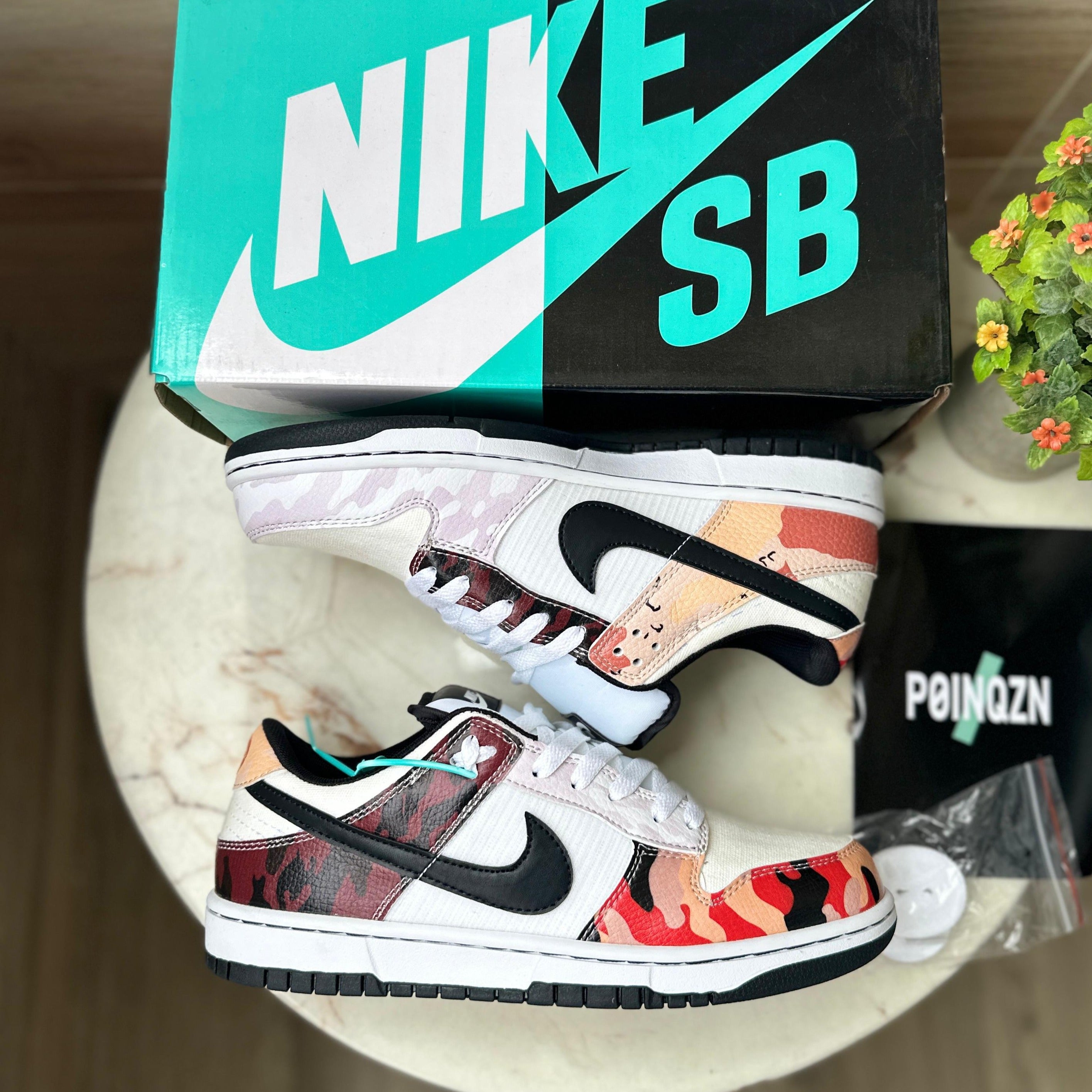 Nk Sb Dunk Multi Camo shoes - AmazingBaba