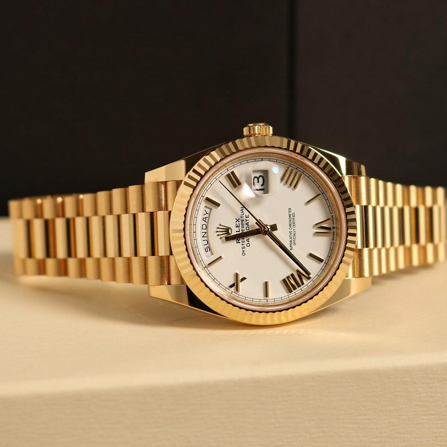 Rolex premium quality gold watch