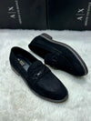 Armani Exchange leather loafers shoes