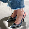 Premium Denim Girls Pumps - AmazingBaba