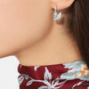 Amazing srwski swan pierced earrings - AmazingBaba