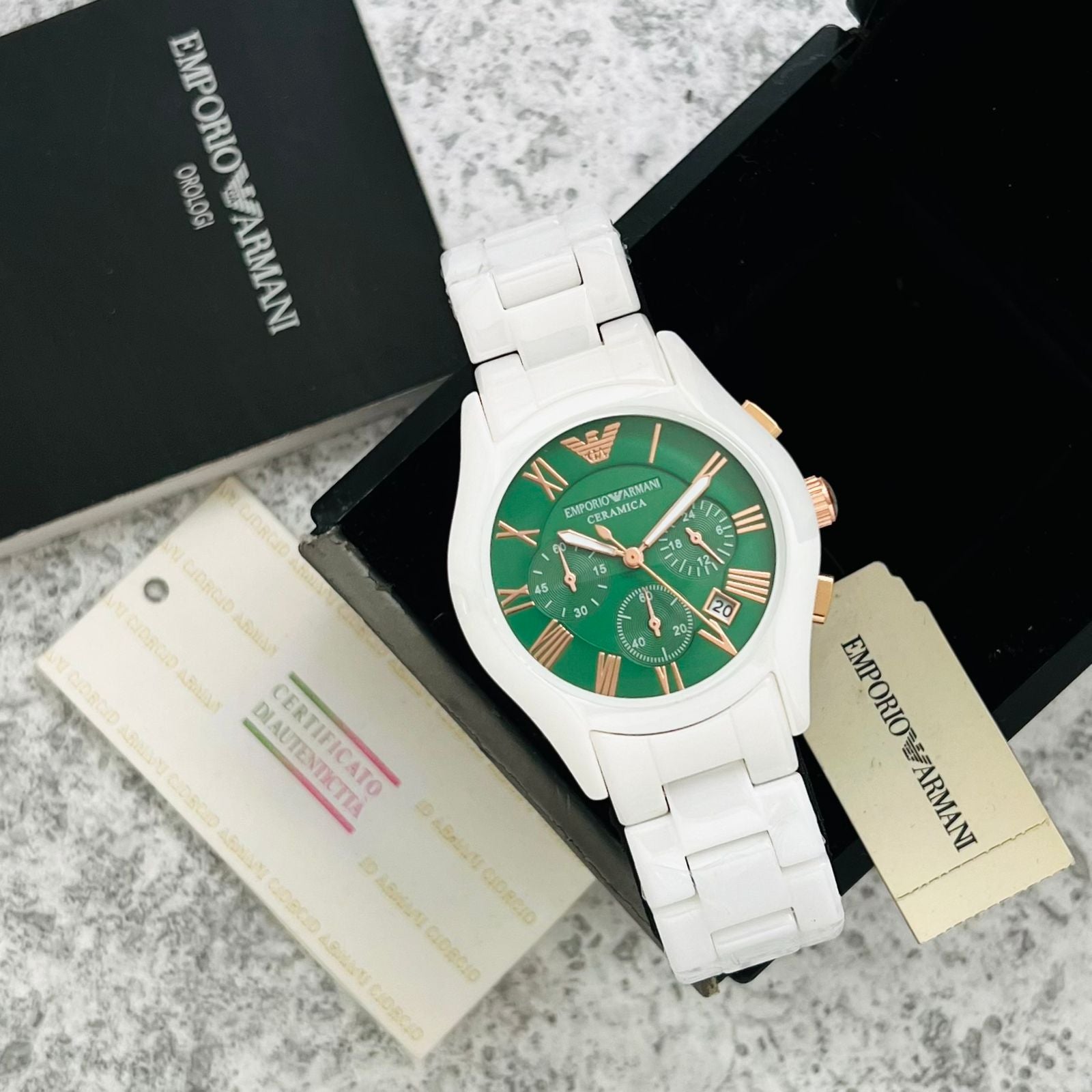 Ea Ceramic Premium Quality watch - AmazingBaba