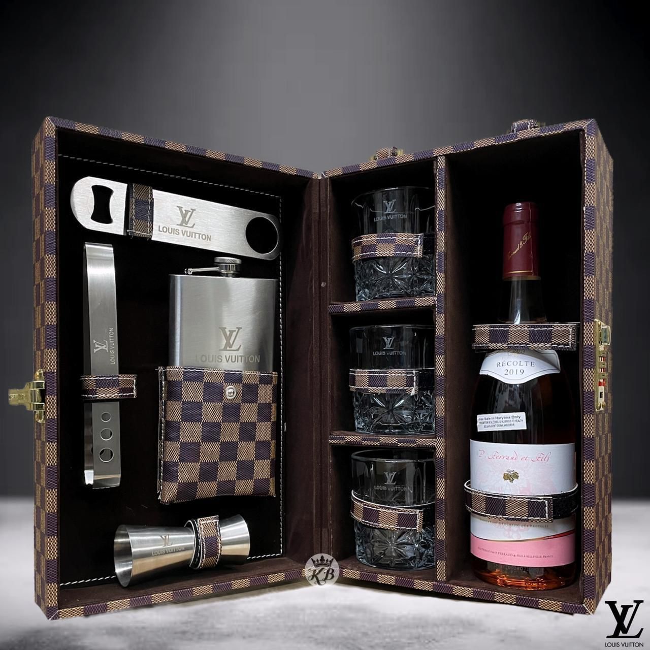 Mb & Lv Whiskey case - AmazingBaba