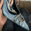 Premium Denim Girls Pumps - AmazingBaba