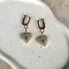 Amazing lv heart shape earrings - AmazingBaba