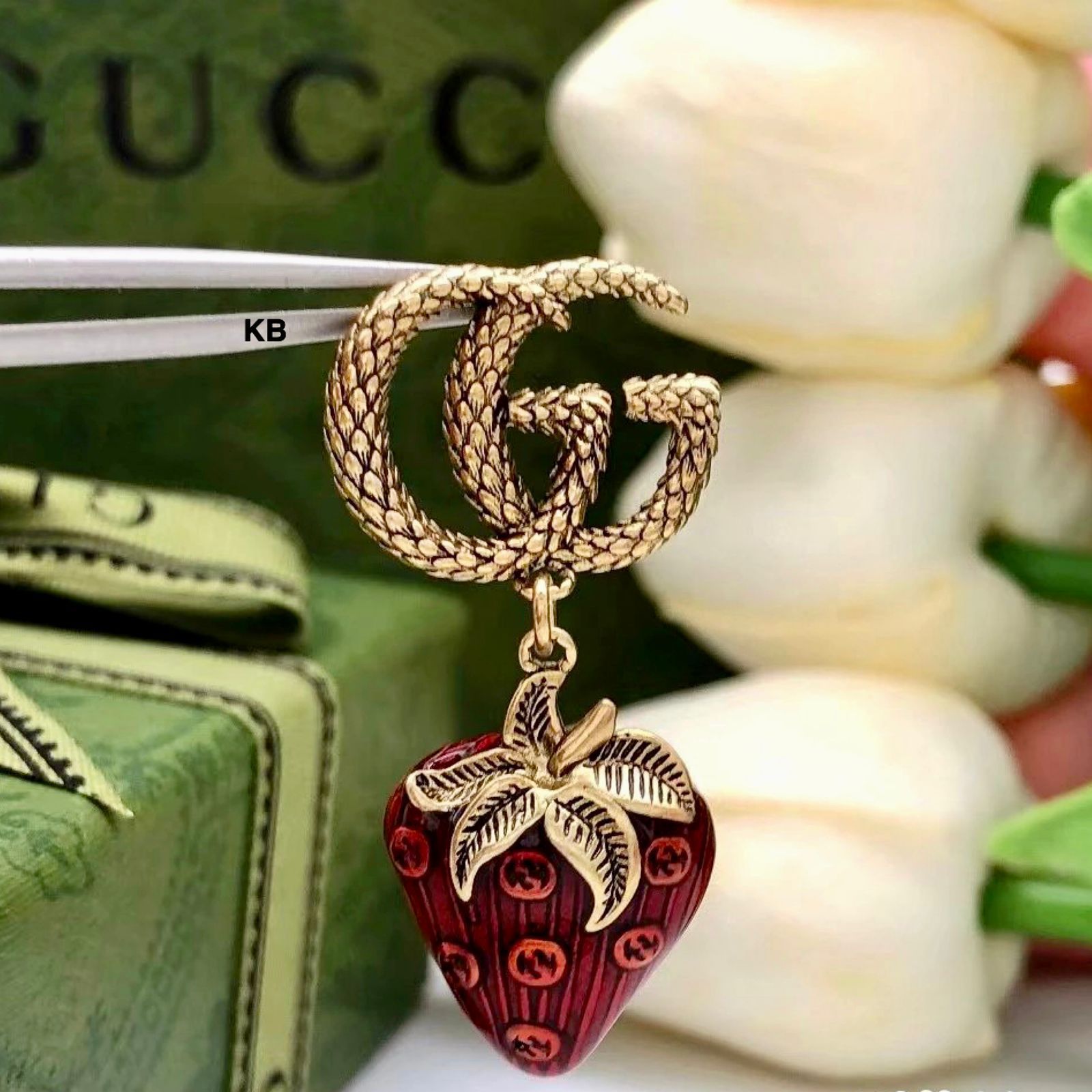 Gc Double Gg Initial Drop Earings - AmazingBaba