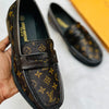 Amazing LV Buckle Check Loafers - AmazingBaba