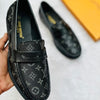 Amazing LV Buckle Check Loafers - AmazingBaba