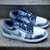 Nk Air Jordan 1 Low denim blue shoes