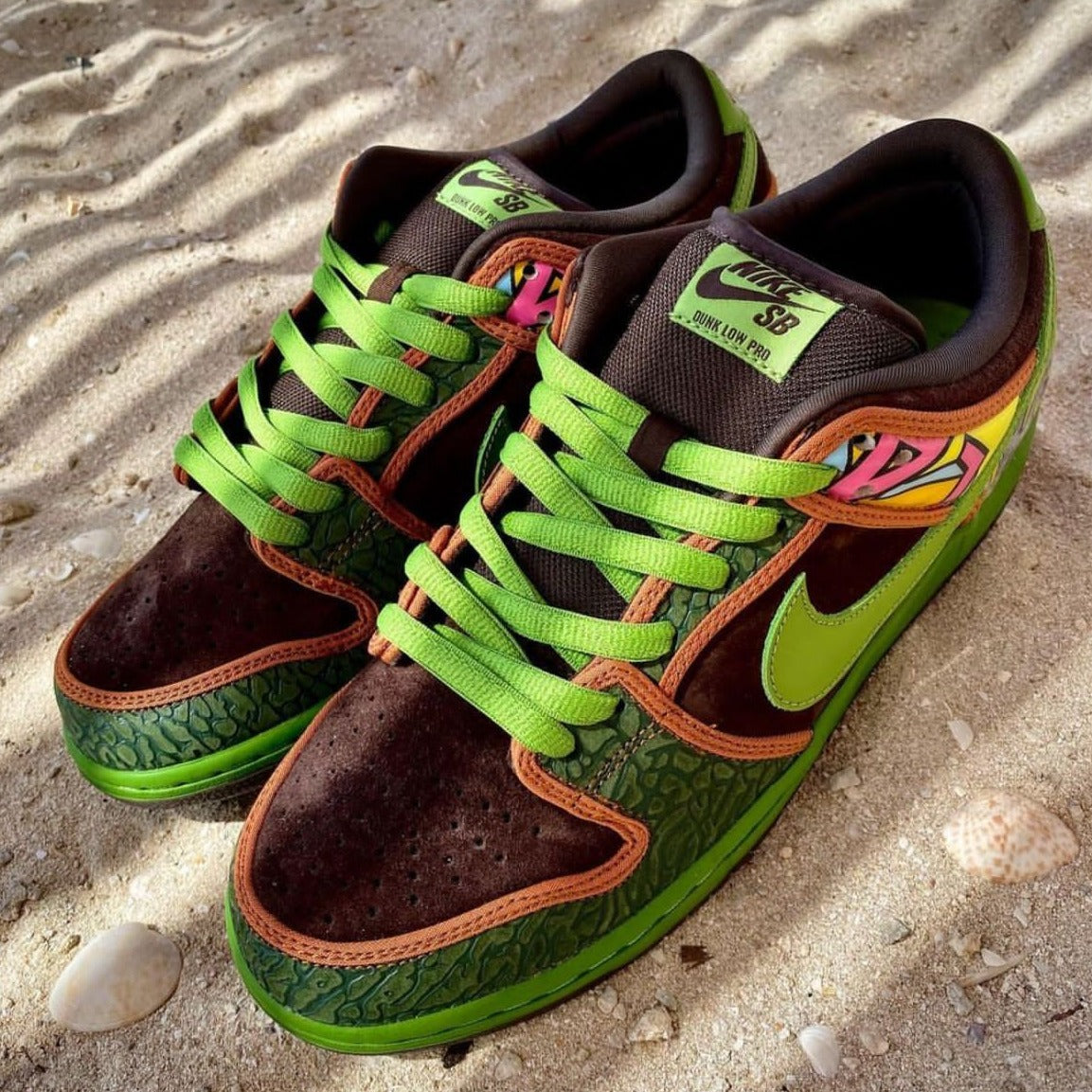 Nk sb dunk de la soul shoes - AmazingBaba