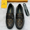 Amazing LV Buckle Check Loafers - AmazingBaba