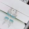 Amazing srwski swan pierced earrings - AmazingBaba