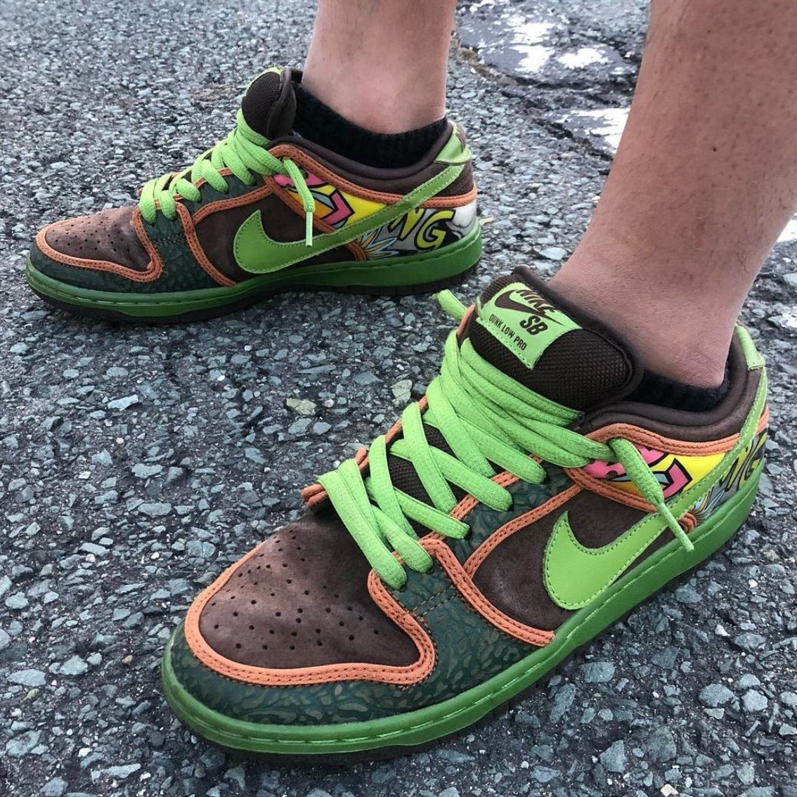 Nk sb dunk de la soul shoes - AmazingBaba