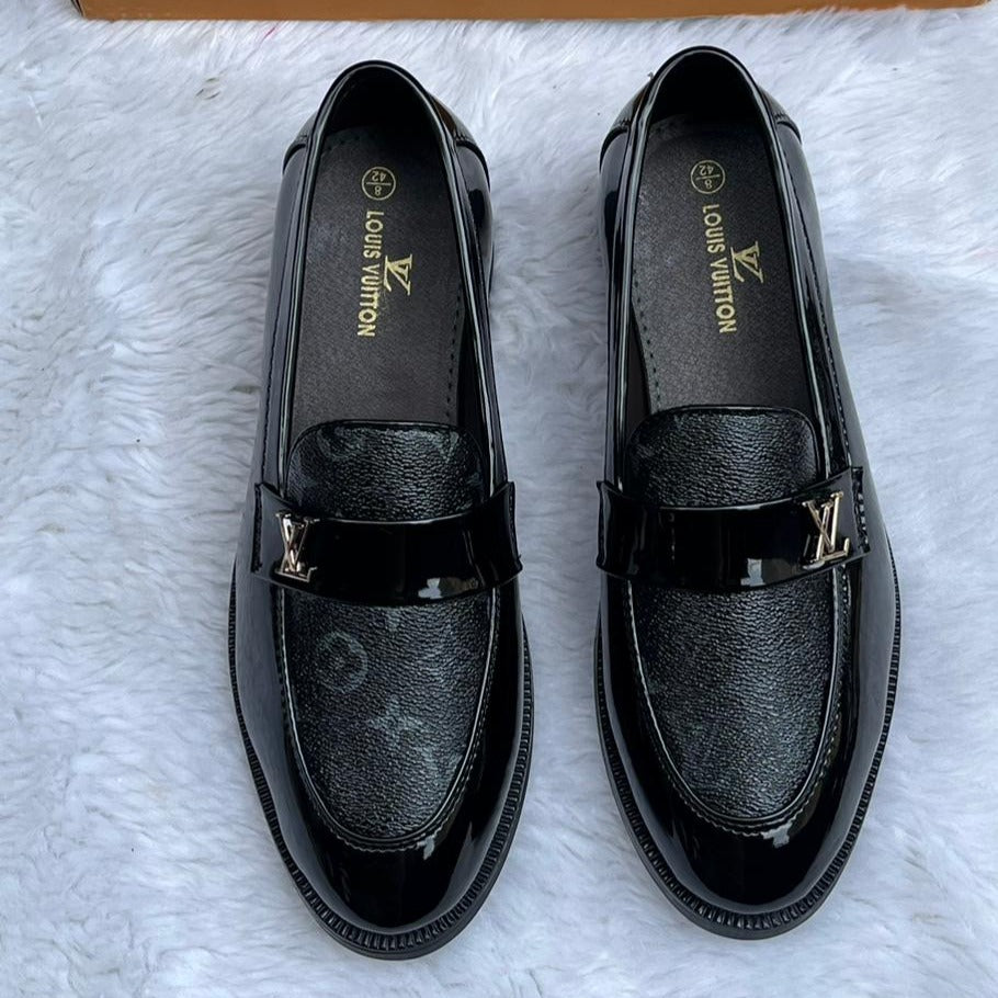 Lv premium loafers shoes - AmazingBaba