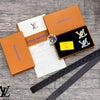 Lv premium luxury double buckle belt set - AmazingBaba
