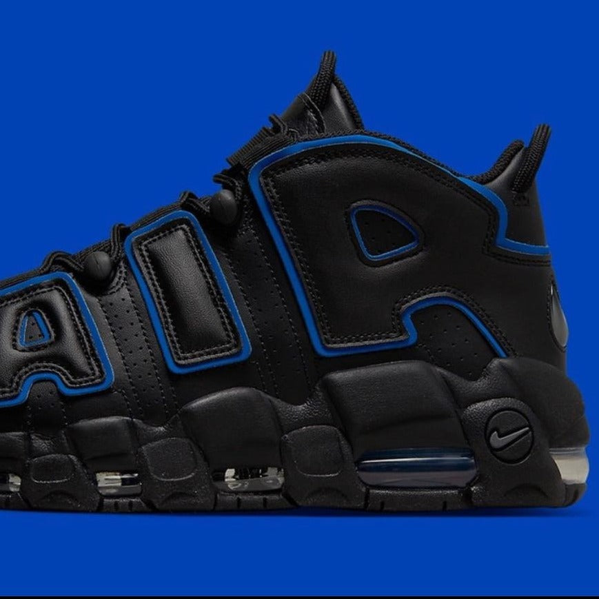 Nk air uptempo black royal shoes - AmazingBaba