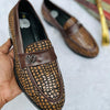 Premium croco leather shoes