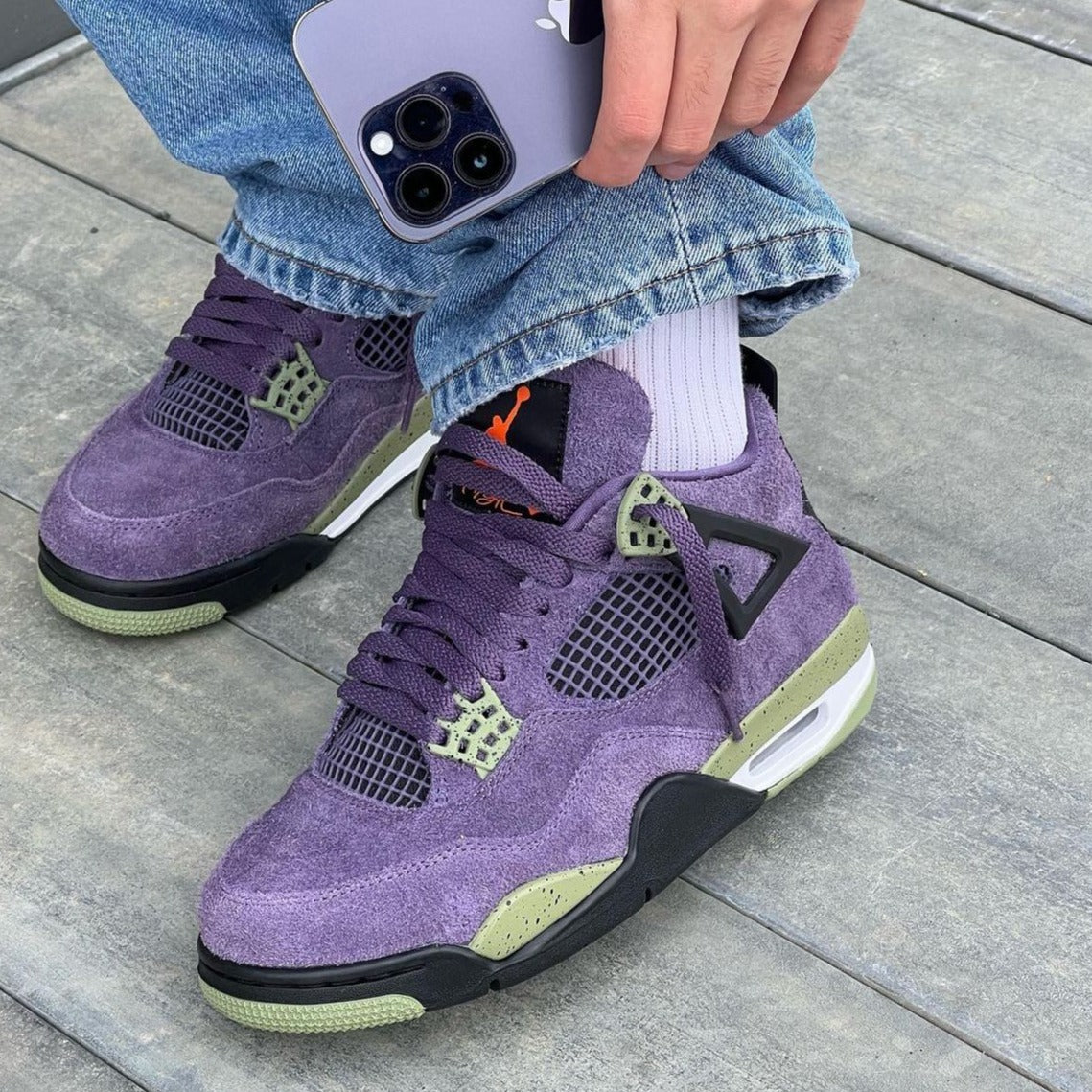 Jrdn 4 Conyon Purple Shoes - AmazingBaba