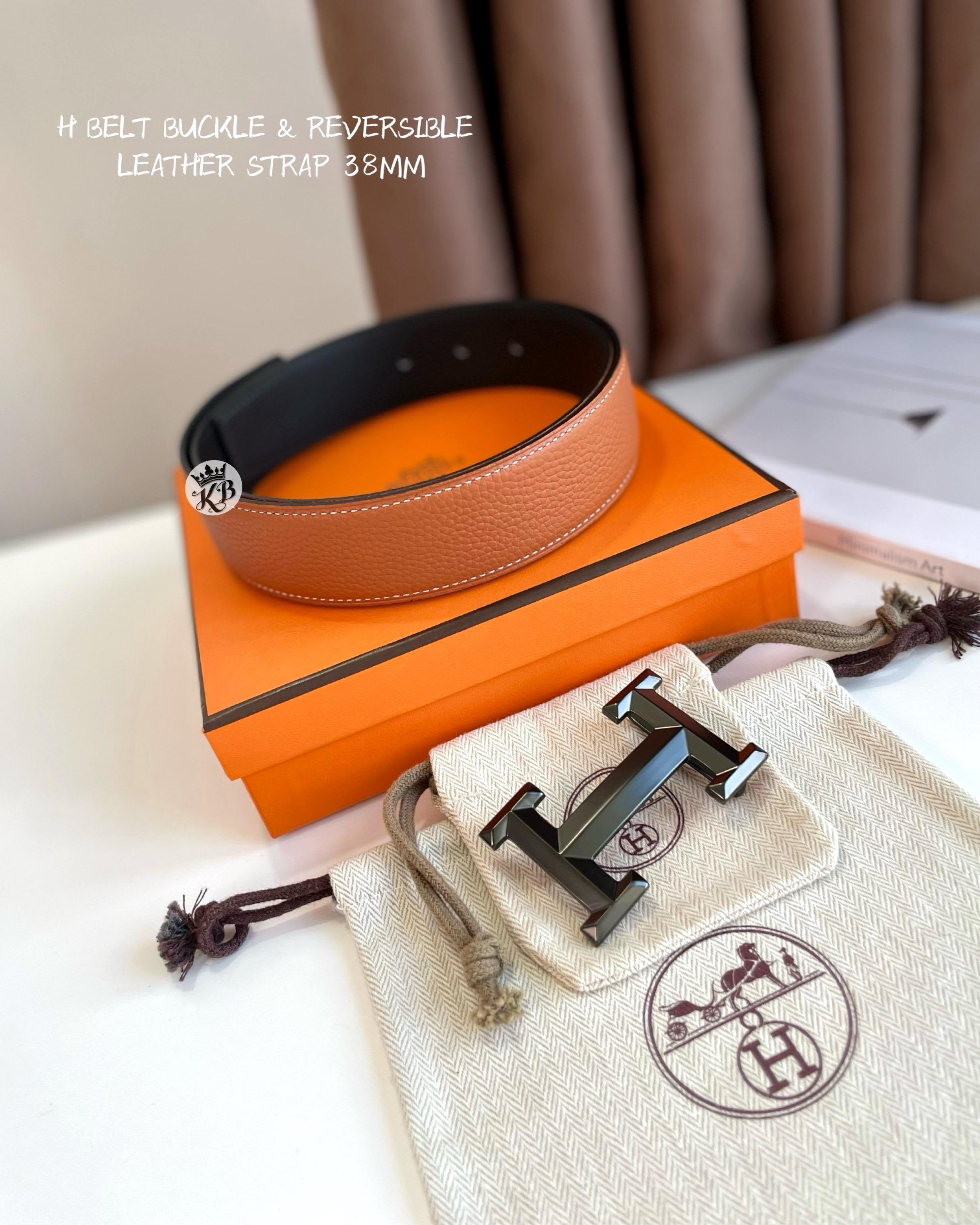 Herms unisex premium belt