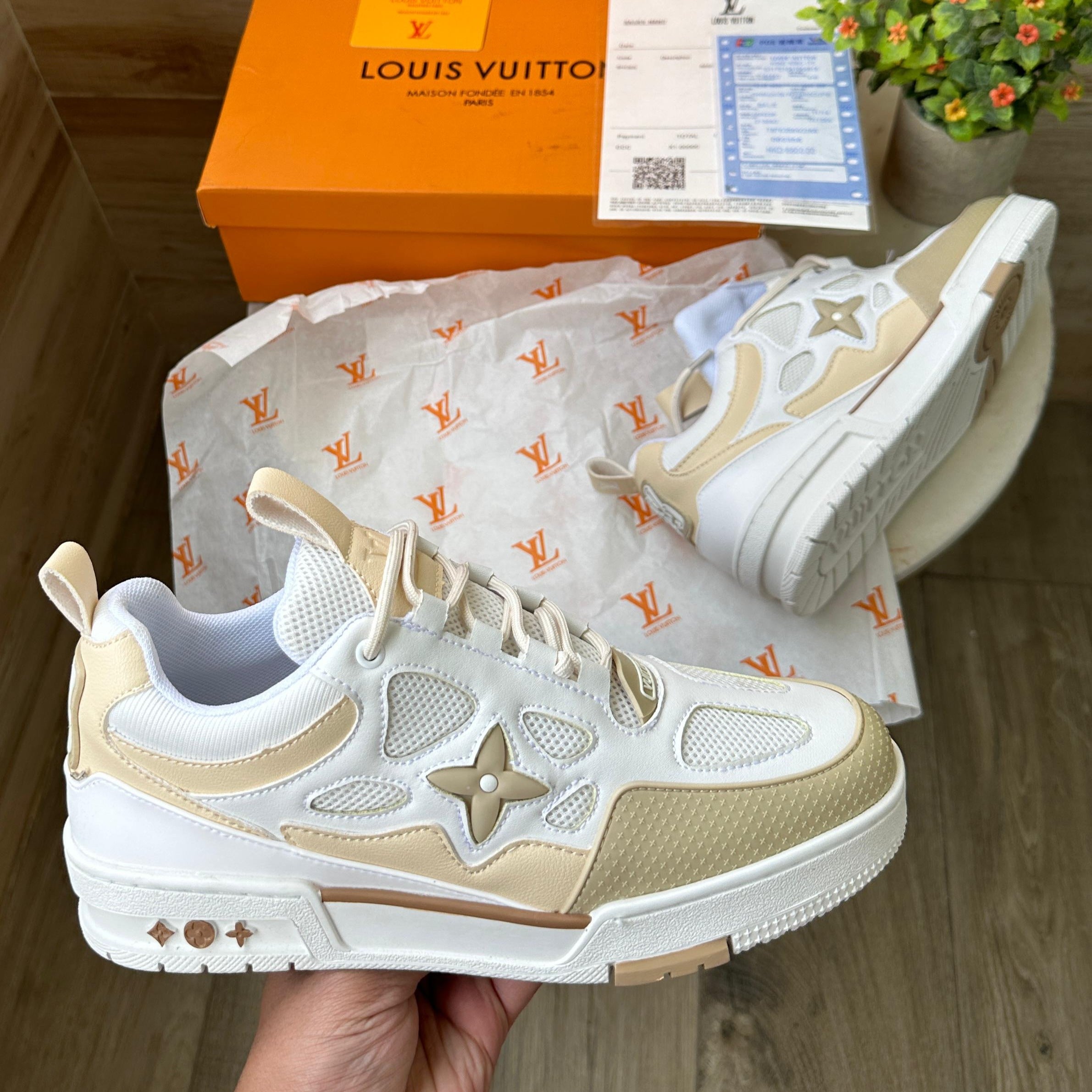 Lv ultra luxury sneakers shoes - AmazingBaba