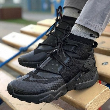 Nk Air Huarache black shoes - AmazingBaba